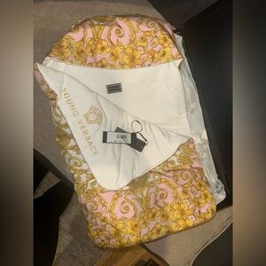 Versace brand new Bassinet blanket for baby girls